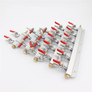 <span class=keywords><strong>Distributore</strong></span> <span class=keywords><strong>di</strong></span> <span class=keywords><strong>Gas</strong></span> CO2 per Birra Fatta in Casa, Sistema Collettore a 4 Vie con Valvola <span class=keywords><strong>di</strong></span> Non Ritorno a Barb da 7mm per Kegerator - Product Image 6