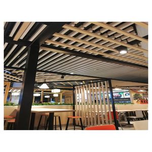 <span class=keywords><strong>Prima</strong></span> Moderne Personnalisé En Aluminium Ignifuge U Forme Tube Déflecteur Plafond Grille Bande Plafond Carreau Revêtement En Alliage D'aluminium - Product Image 3