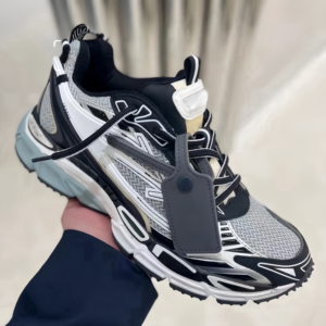 Chaussures de course pour hommes de luxe, logo de designer, haute qualité, baskets de sport décontractées, tendance de la mode, tige en PVC, semelle intermédiaire en latex - Product Image 4