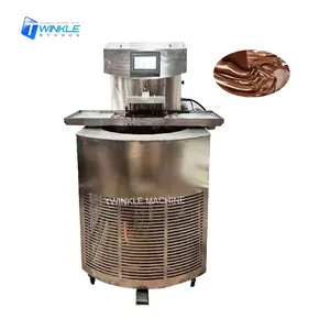 home chocolate tempering machine 25L 100L continuous chocolate tempering machine