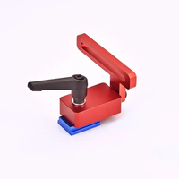 30 types de butées de glissière pour le travail du bois, connecteurs de guide de coupe, blocs d'arrêt pour rail de coupe, supports coulissants pour table de scie