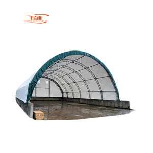 Pliable Moto Logique Remplacement Pluie Couverture De Voiture Vert Métal Acier Pvc Enduit Garages, Auvents & Carports 100/120 km/h 6x12m - Product Image 2