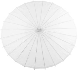 Parapluies en papier rustiques DIY chinois avec manche en bois sculpté pour la photographie, idéal pour les baby showers, mariages, et comme idées cadeaux blancs - Product Image 5