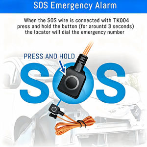 Pelacak GPS 2G Tahan Air TK004 Perangkat Anti Maling Sepeda Motor dengan Pemantauan Suara & <span class=keywords><strong>Alarm</strong></span> SOS - Product Image 6