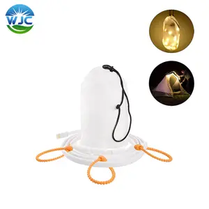 IP67 étanche USB multi-fonctionnel LED tente de Camping en plein air bande lumineuse lanterne Portable Silicone LED bande tente lampe