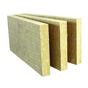 Rock Wool Board Insulation Heat Proof Materials Factory