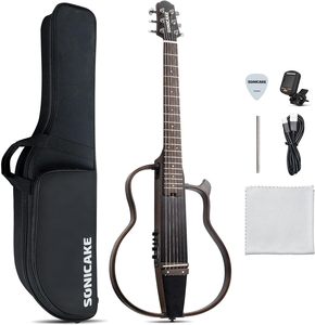 Guitare acoustique-électrique portable Sonicake & amplificateur combo mini guitare <span class=keywords><strong>triangle</strong></span> 10W - Product Image 2
