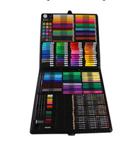Kit de papeterie artistique de luxe, 258 pièces, ensemble de papeterie pour débutants et jeunes artistes