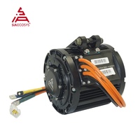 Moteur QS QS138 3000W 70H V1 moteur d'entraînement moyen 72V moteur électrique sans balais moteur cannelé arbre 428 pignon pour électrique