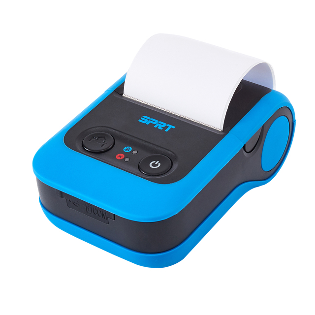 58mm Handheld Portable Thermal Paper Receipt & Sticker Label Printer with USB+BT Interface Rechargeable Battery 203dpi-in Stock