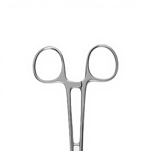 Pinces à moustiques Halsted SIMAECO SM-101 les plus vendues, 12,5 cm, droites et courbées, en acier inoxydable de haute qualité, chirurgicales manuelles pour artères - Product Image 1