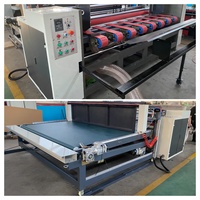 Machine à découper et à rainurer à lame fine pour carton ondulé, équipement de fabrication de boîtes en carton