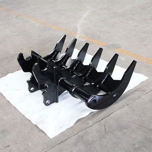 Râteau à racines personnalisé XZFE avec garantie d'un an pour excavatrice Kubota, utilisation agricole et de construction, défrichage - Product Image 2