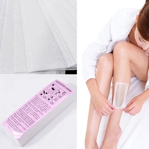 Bandes de cire dépilatoire en tissu non tissé en gros pour salons de beauté et spas – Bandes de cire dépilatoire en coton pour l'épilation des poils, adaptées aux peaux normales - Product Image 3