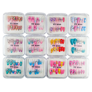 Vente en gros <span class=keywords><strong>pas</strong></span> <span class=keywords><strong>cher</strong></span> presse sur les <span class=keywords><strong>ongles</strong></span> haute qualité moyen cercueil coeur perle français pointe <span class=keywords><strong>ongles</strong></span> manucure acrylique bâton sur les <span class=keywords><strong>ongles</strong></span> - Product Image 6