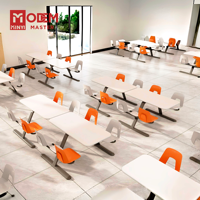 Ensemble de chaises de salle à manger MINYI PANCA 4 places, vente en gros, tables et chaises de salle à manger, cafétéria, personnel, étudiants
