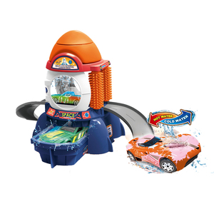 QS Kids DIY City Theme 24-Piece ABS Plastic Flexible Tracks Die Cast Model Racing <span class=keywords><strong>Car</strong></span> Wash Toy <span class=keywords><strong>Parking</strong></span> Lot Track Game 3+ Years - Product Image 1