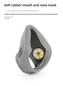 थोक पूर्ण चेहरे सिलिकॉन औद्योगिक गैस मास्क धूल और श्रमिकों के लिए सुरक्षा के साथ फॉर्मलाडेहाइड श्वसन - Product Image 6