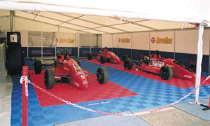 Industries til 40*40*1,8 cm PP Kunststoff fliesen Polypropylen Absorbierende Boden matte für Garage und Auto wasch boden - Product Image 4