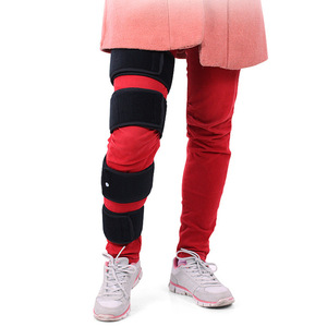 Rodillera Ajustable Jiaxin SML Negra: Soporte de Fijación Articular para Salud de las Extremidades Inferiores y Masaje - Product Image 3