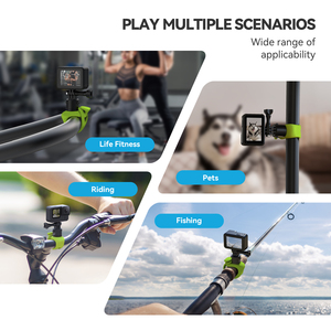 Nuevo Soporte de Manillar Giratorio 360° de Goma con Liberación Rápida Telesin, Soporte Elástico para Bicicleta/Tubo para Cámaras Insta360 / <span class=keywords><strong>GoPro</strong></span> / DJI - Product Image 4