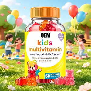 OEM Little Bear Gummies Certified Kids Vitamins <b>Gummy</b> <b>Candy</b> Multivitamin Teenagers Adults Immunity Antioxidant Vegan Flavor - Product Image 2