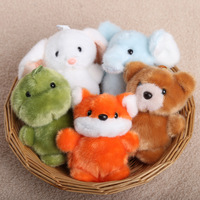 SongshanToys – Adorables animaux en peluche à bas prix : pendentif renard, ours, éléphant, cochon, breloque de sac, porte-clés en peluche douce, cadeaux pour enfants