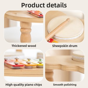 Multifonctionnel Piano Portable Table de <span class=keywords><strong>musique</strong></span> pour enfants Juguetes Coordination main-oeil éducation précoce pour enfants gar - Product Image 3