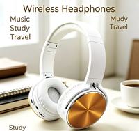 Headset Nirkabel Lipat Over-Ear dengan Layar Digital, Ultra Nyaman, Suara Stereo Kaya untuk Gaming, Penerbangan, Rapat, Obrolan, MOQ Rendah