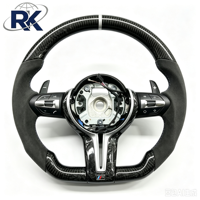 Volant en fibre de carbone M Color Mark avec palettes de changement de vitesse en carbone pour BMW F20 F30 F10 F25 F15 M2 M3 M4 M5, directement de l'usine