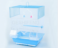 Cage à oiseaux de perroquet de perruche en métal de fer Offre Spéciale Cage à oiseaux de petite taille avec la taille de bonne qualité 30 22 38cm/4