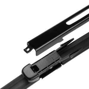 Spazzola tergicristallo ZHIJIE in gomma naturale senza telaio con attacco laterale per Volkswagen <span class=keywords><strong>Golf</strong></span> <span class=keywords><strong>7</strong></span>/8 Sagitar Skoda Octavia - Product Image 2