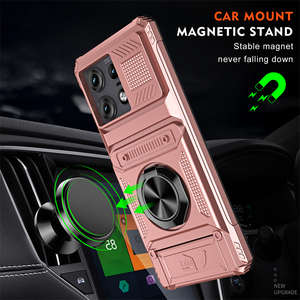 Funda con Ranura para Tarjetas, Antigolpes, Rígida, de PC y TPU, con Anillo Giratorio, para <span class=keywords><strong>Motorola</strong></span> <span class=keywords><strong>Edge</strong></span> 60 Pro/ Moto G Stylus 5G (2025) - Product Image 2