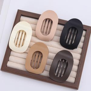 Ensemble de pinces à cheveux en résine très vendues, design rectangulaire mat sans couture, motif requin, accessoires pour cheveux transfrontaliers - Product Image 4