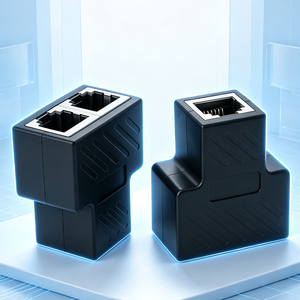 Divisor Telefónico RJ11, Conector Hembra 1 a 2, Adaptador 6P6C para Teléfono <span class=keywords><strong>Fijo</strong></span>, Máquina <span class=keywords><strong>de</strong></span> Fax, Acoplador <span class=keywords><strong>de</strong></span> 2 Vías - Product Image 1