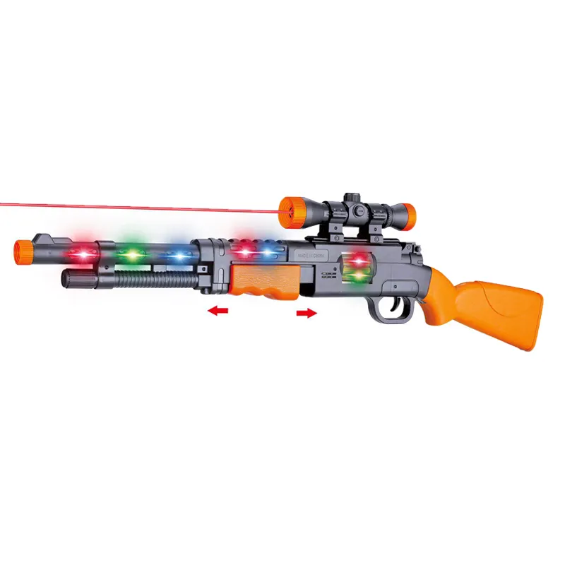 Wholesale Plastics sound lights electric toy guns for kids