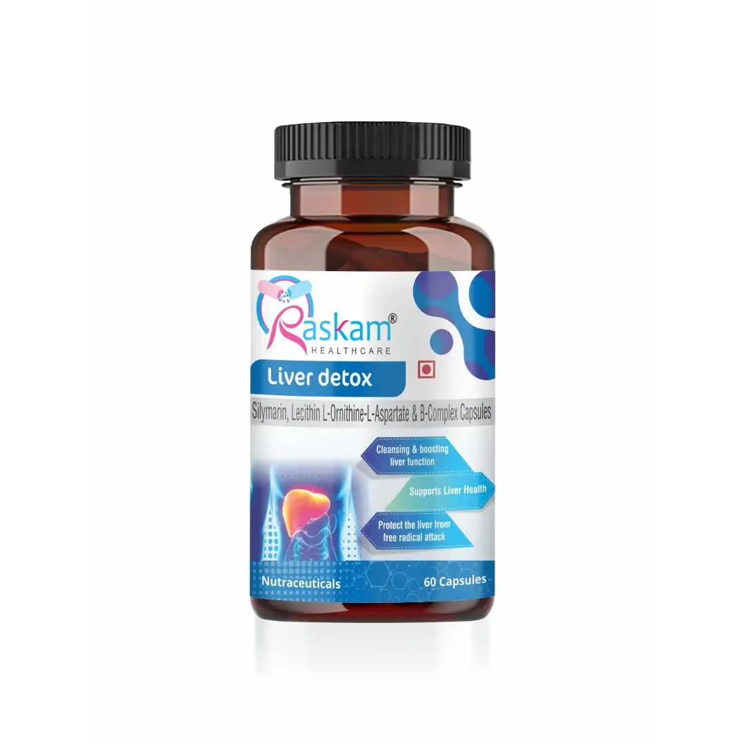 OEM Effective Healthcare Supplement Liver Detox - 60 Capsules for Cleaning and Boosting Liver Function