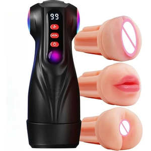 Masturbatore Maschile Automatico con APP, Coppa per Masturbazione con Funzione di Suzione Profonda, Vagina Realistica, Vibrazione e Simulazione di Sesso Orale - Product Image 4