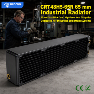 Radiador de Cobre sin Plomo OCOCOO CRT48H5 de 65 mm de Espesor, Alta Potencia, Fabricante Mayorista, Sistema de Refrigeración para Equipos Industriales - Product Image 1