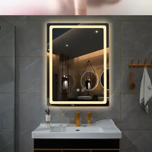 Modern led ışık banyo aynası dokunmatik ekran ayna banyo led ayna led banyo