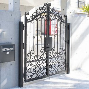 Treillis de clôture de jardin arqué en <span class=keywords><strong>fer</strong></span> <span class=keywords><strong>forgé</strong></span> classique européen pour plantes grimpantes Entrée de style <span class=keywords><strong>vintage</strong></span> - Product Image 6