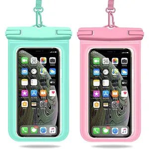 防水手机套防水手机袋，带可拆卸挂绳手机干袋，适用于iPhone 12/11/SE/XS/XR 8/7/6Plus三星