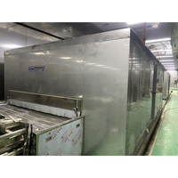 Congélateur tunnel IQF en acier inoxydable 500 kg/h, équipement de congélation rapide pour viande, poisson, fruits, légumes