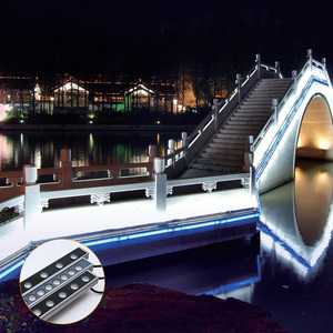 Nueva Lámpara <span class=keywords><strong>de</strong></span> Pared Monocromática RGB para Exteriores, Impermeable IP65, Adecuada para Hoteles y Edificios - Product Image 1