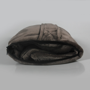 Taşınabilir özel 2 in 1 polar battaniye uçak battaniye yastık takımı yastık battaniye ile fabrika fiyat - Product Image 5