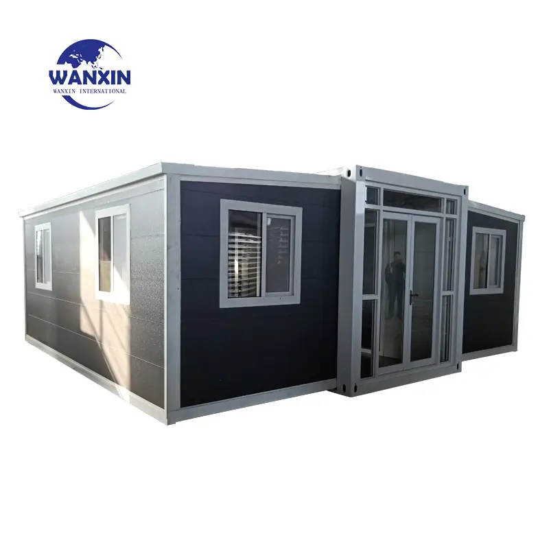 China Butterfly Type Support Customized Expand Homes Pre Fabricated Prefabricated Folding Expandable Container House