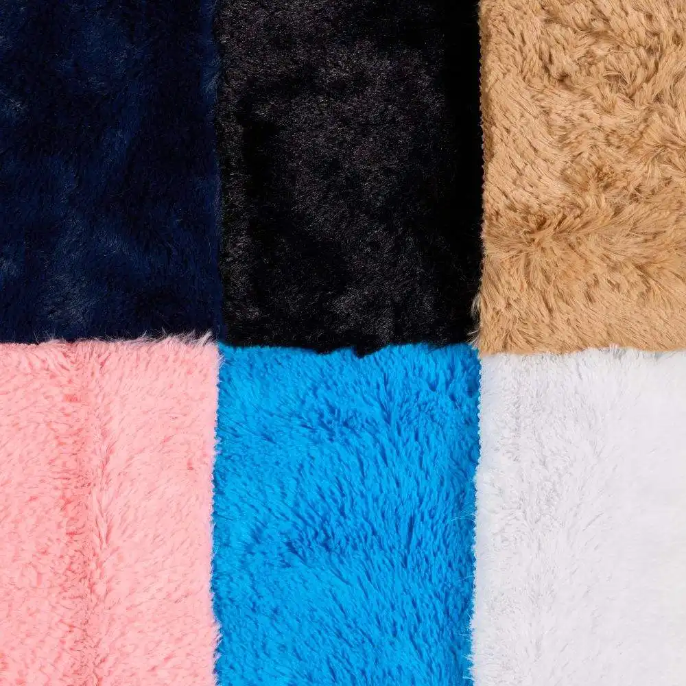Venta caliente Super Soft Muti-color Polar Fleece Fabric Antiarrugas Absorción de agua Sherpa Fleece Fabric