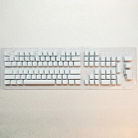 OEM DIY 108 Keys Keycap Sets Black White OEM XDA Profile Blank ABS Keycaps