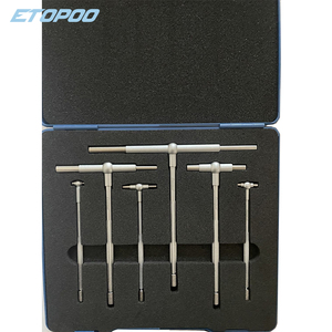 Bộ 6 Chiếc Bộ Đồng Hồ Thu Rút Bộ Dụng Cụ Đo Lỗ Khoan Trắc Vi Kế Dụng Cụ Cứng 8-150Mm Dụng Cụ Đo Ống Lồng Chính Xác Bằng Thép - Product Image 2