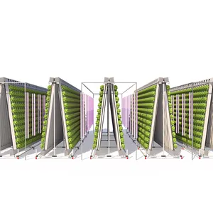 2020 Aeroponics Indoor Zip Tumbuh Vertikal Hidroponik Sistem Tabung Persegi Tumbuh